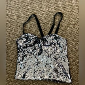 Free People Sparkly Tank, Size S